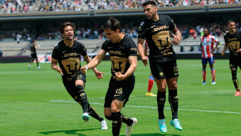 Pumas UNAM gana en casa a Atlético San Luis por 3 1 Uno TV