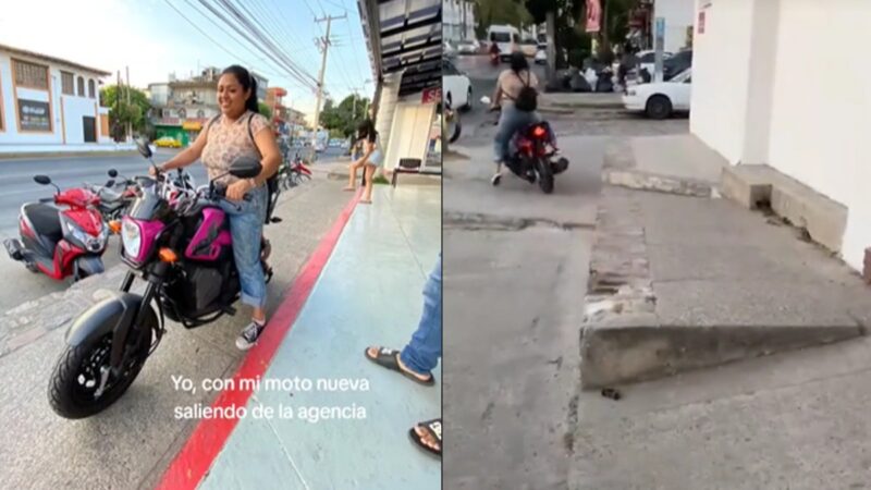 Compra Moto Nueva Y La Choca Al Salir De La Agencia Video Uno TV