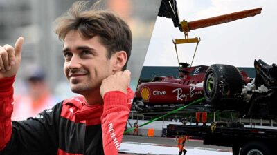 Charles Leclerc choca