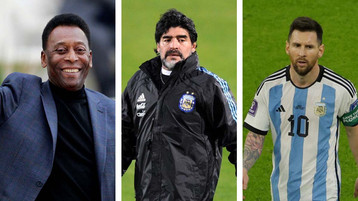 Pelé, Maradona o Messi? ¿Quién es el mejor futbolista de la