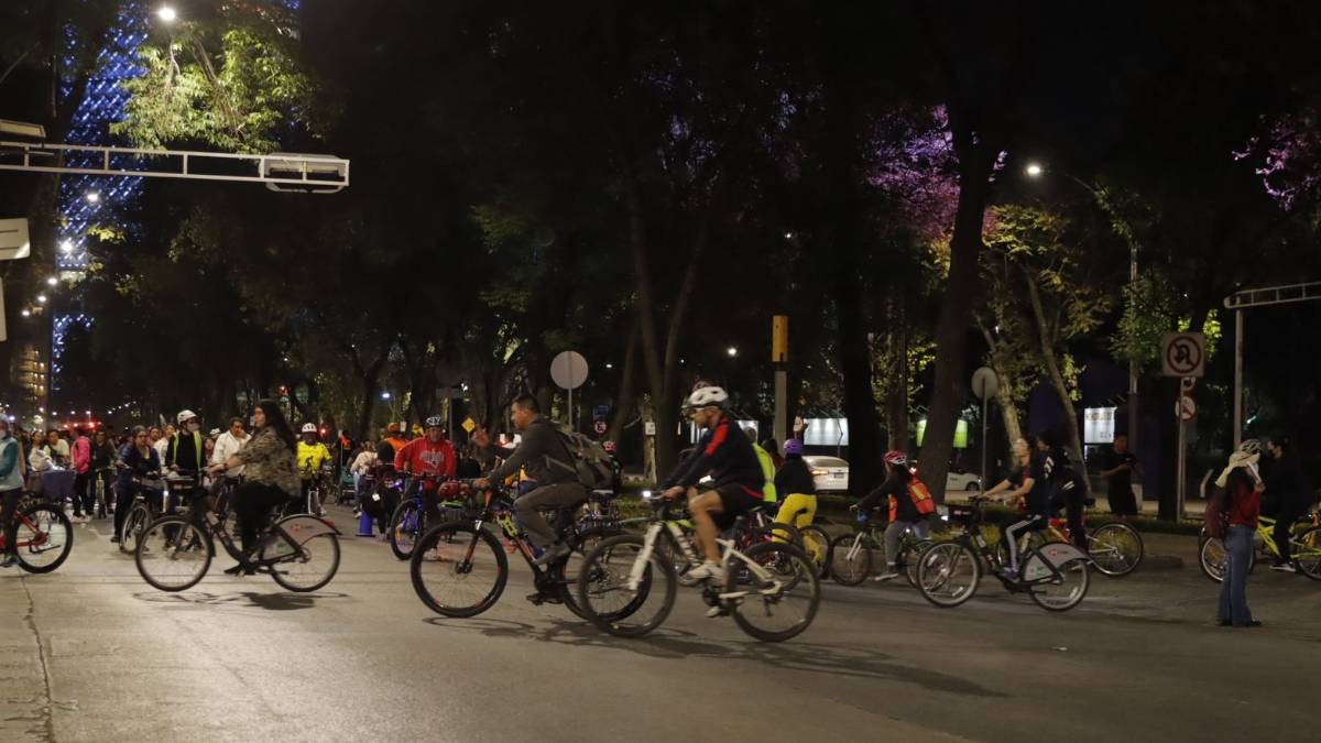 Paseo Nocturno en bici CDMX por llegada de la primavera ruta y horario