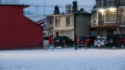 Fuerte granizada en el Estado de México