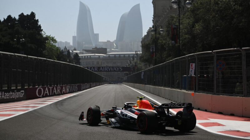 Checo Pérez Tercero En Clasificación Del Gp De Azerbaiyán 2023 