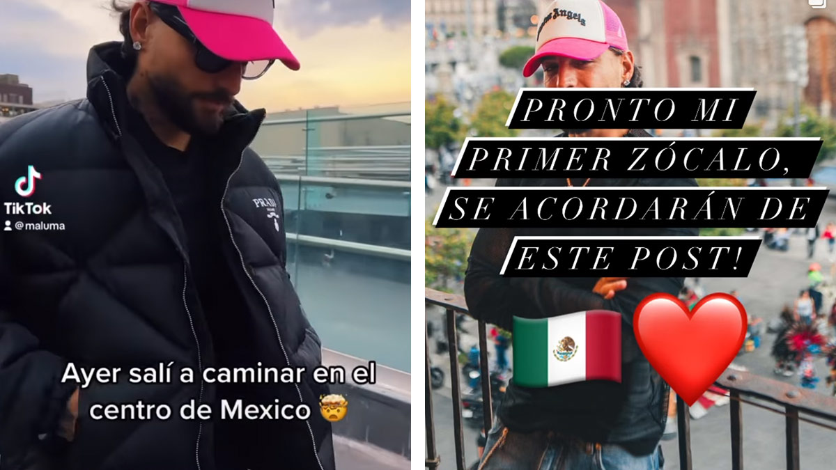 Maluma recorre el centro de la CDMX y nadie lo reconoce: ¿dará concierto gratis?