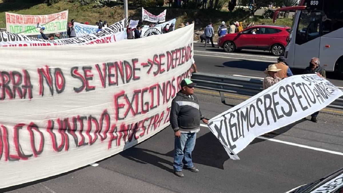 MEXICO TOLUCA MANIFESTANTES