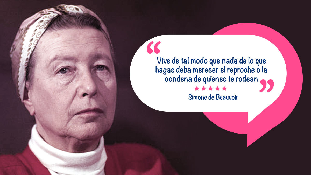 Frases de Simone de Beauvoir, una de las feministas más importantes - Uno TV