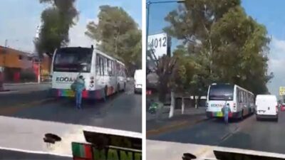 Joven En Patines Se Cuelga Al Mexibus Para Avanzar Mas Rapido