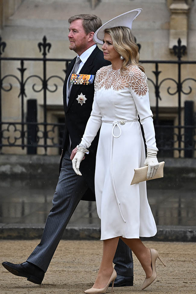 Máxima de Holanda en la coronación del rey Carlos III