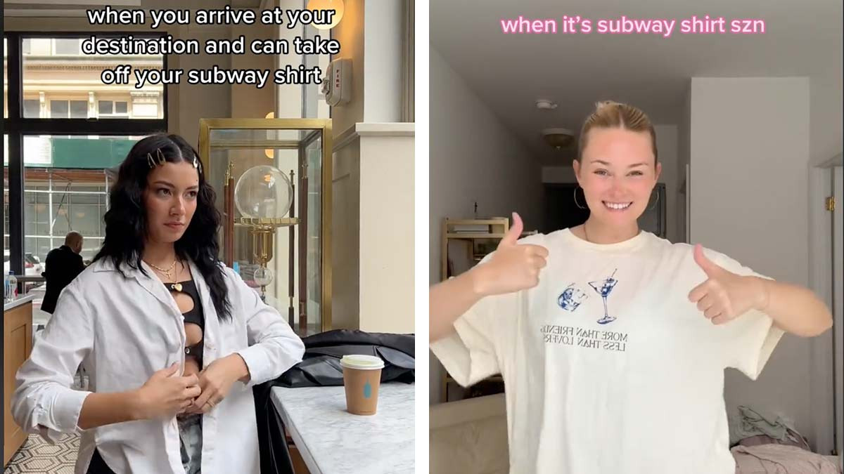 Subway shirts: las camisetas anti mirones en el metro que son una ...