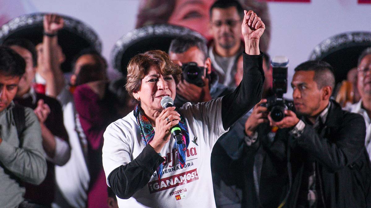 Delfina Gómez Celebra Como Virtual Gobernadora Del Estado De México Uno Tv 9067