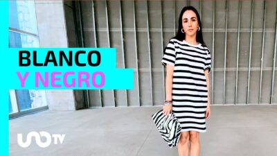 Look casual en blanco y negro para verano; ¡Juega con las rayas!